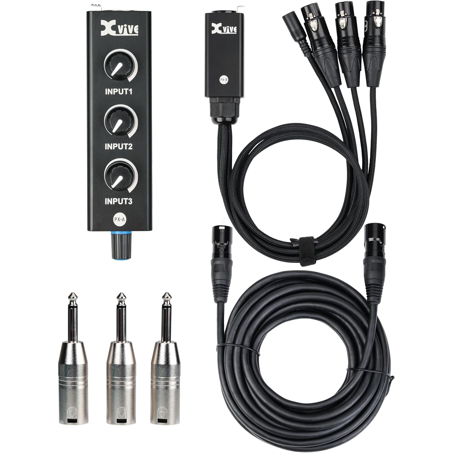 Xvive XV-PX 3 Kanallı Personal Monitör Mikser
