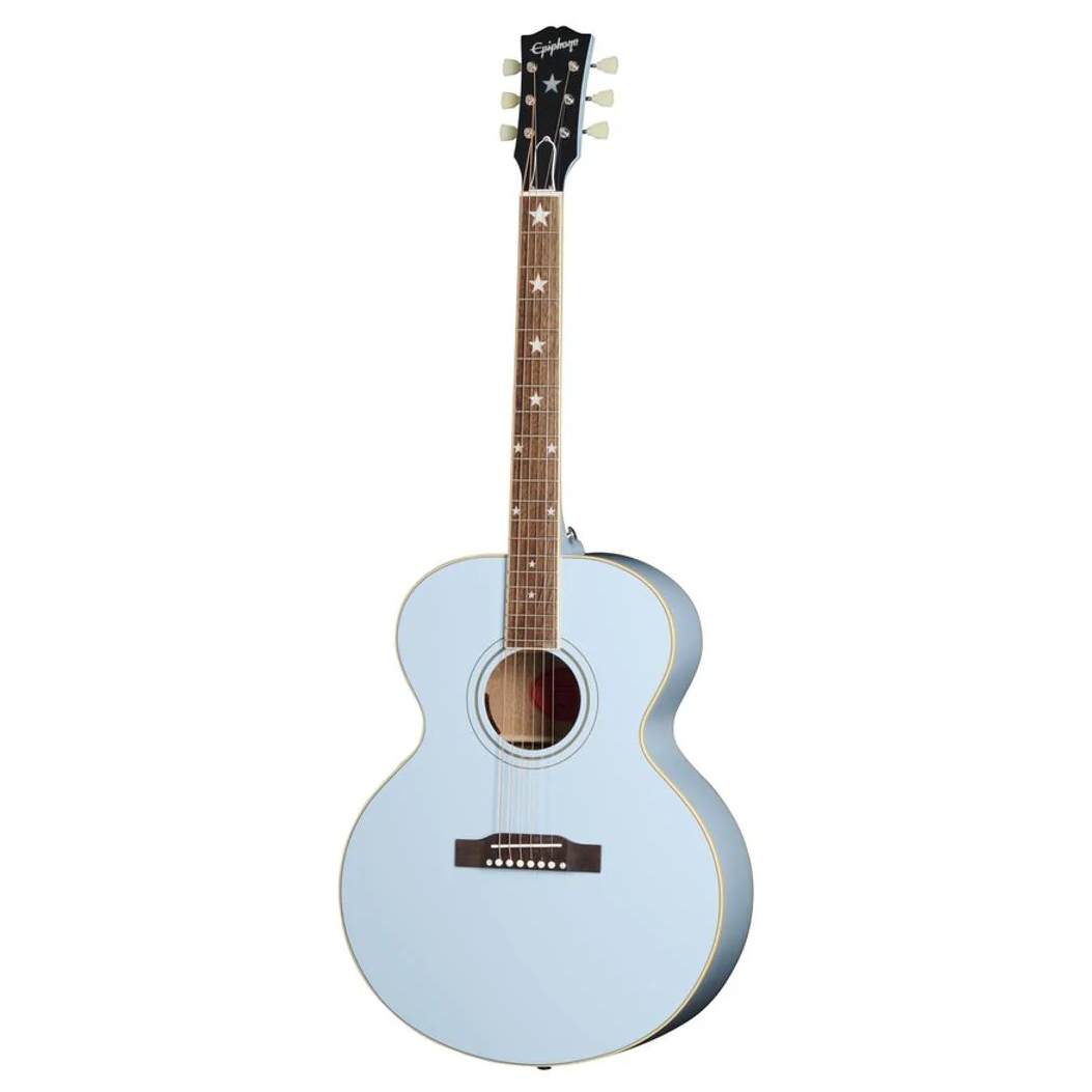 Epiphone J-180 LS Elektro Akustik Gitar (Frost Blue)