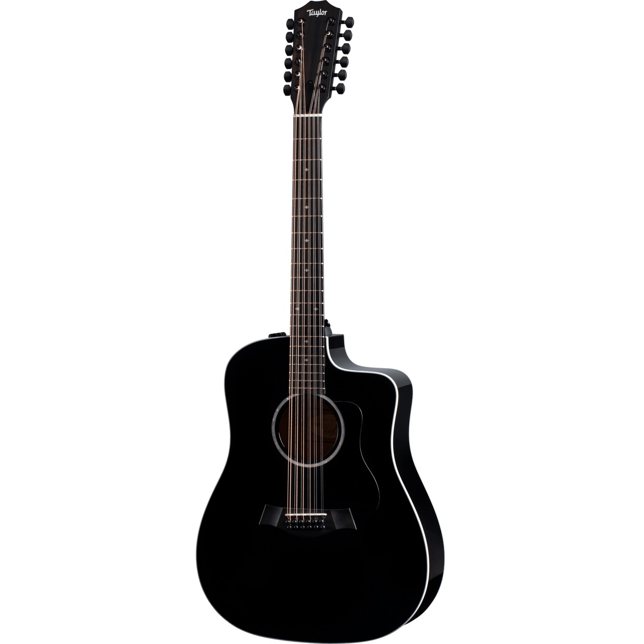 Taylor 250ce Plus 12-Telli Elektro Akustik Gitar (Siyah)