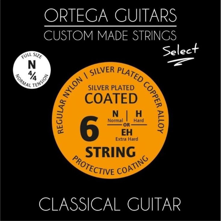 Ortega NYS44N Regular Nylon Select Set Klasik Gitar Teli (Normal Tension 028/043)