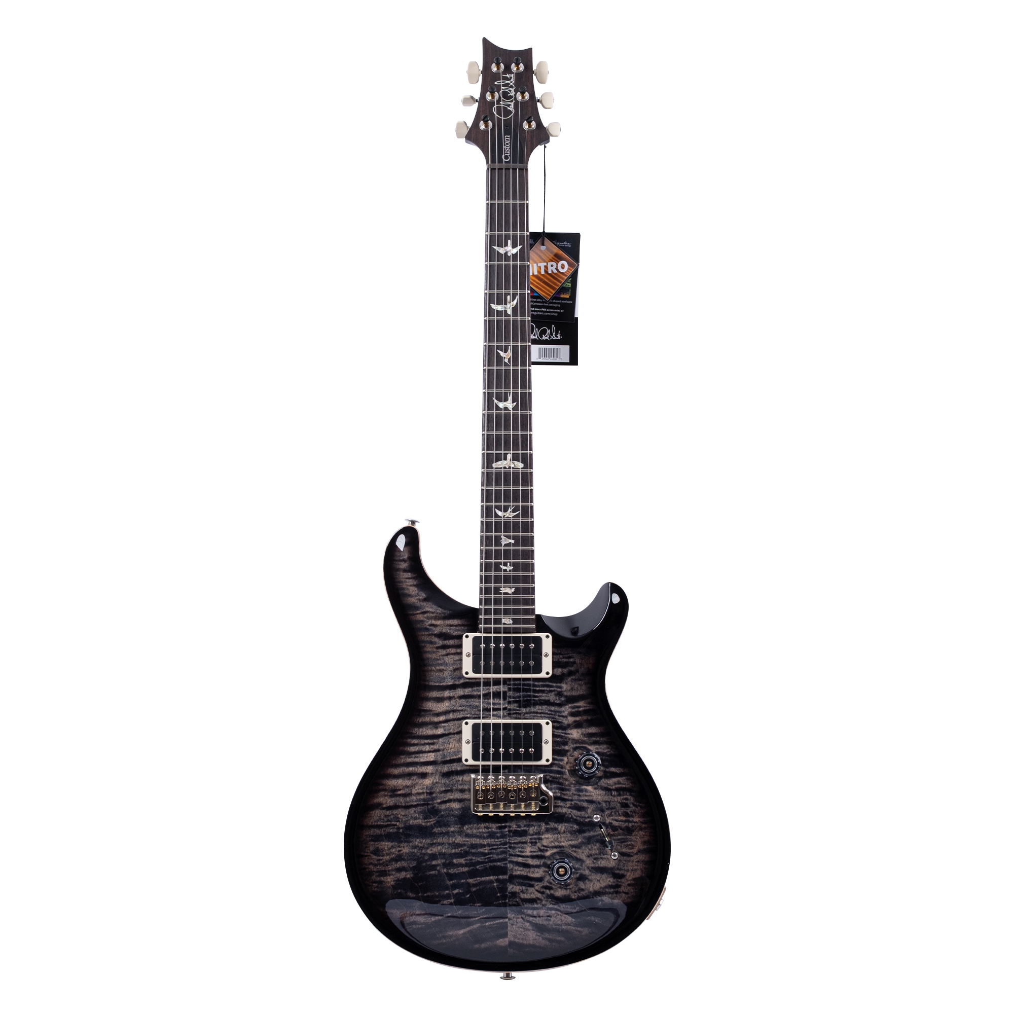 PRS Custom 24 Cb Thin Gen III 85/15 Cb Elektro Gitar (Charcoal Burst)