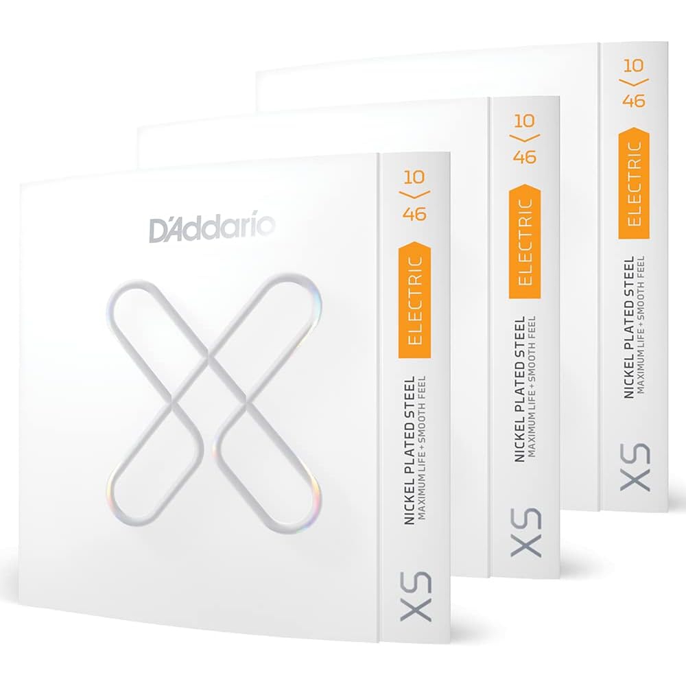 D'addario XSE1046 Nikel Kaplamalı Regular Light Elektro Gitar Teli (3'lü Paket Set)
