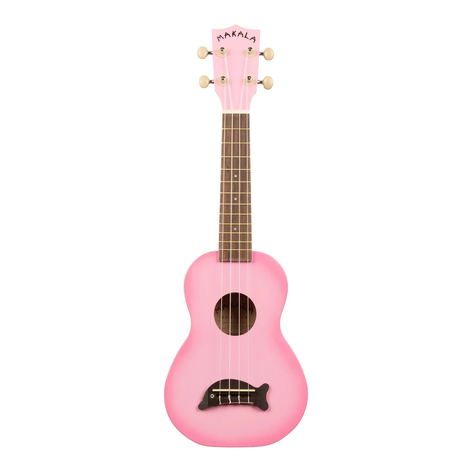Kala Makala Dolphin Soprano Ukulele (Pink Burst)