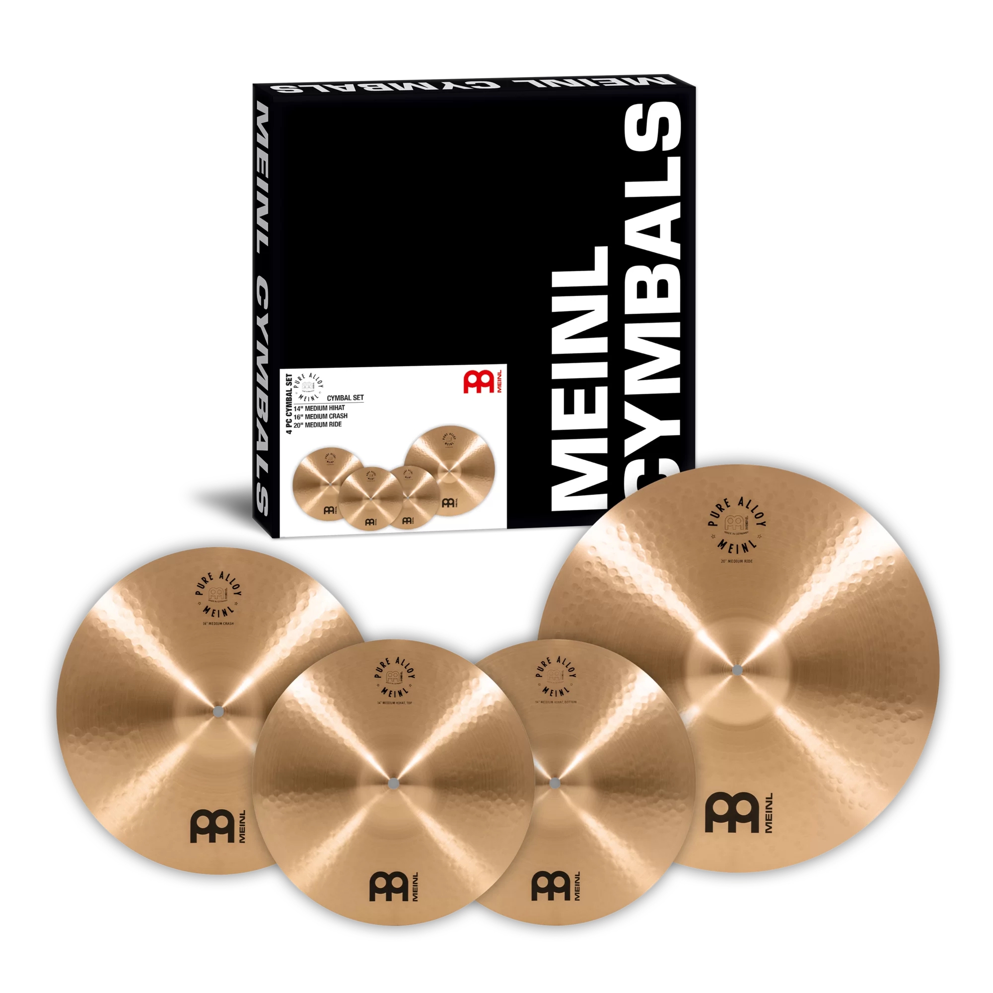 Meinl 14"-16"-20" Pure Alloy Zil Seti