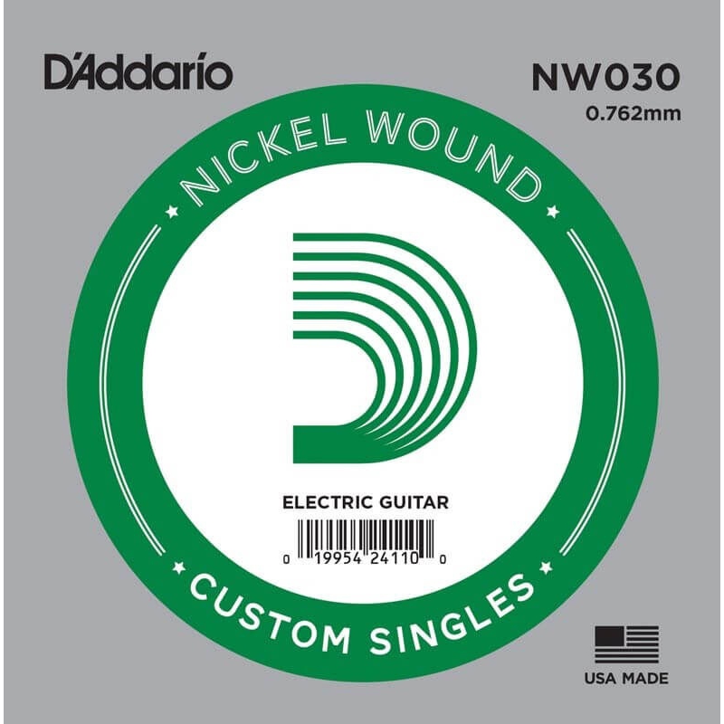 D'addario NW030 Nickel Wound Tek Elektro Gitar Teli (.030)