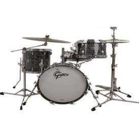 Gretsch Broadkaster 18" Akustik Davul Seti (Deep Marine Black Pearl)
