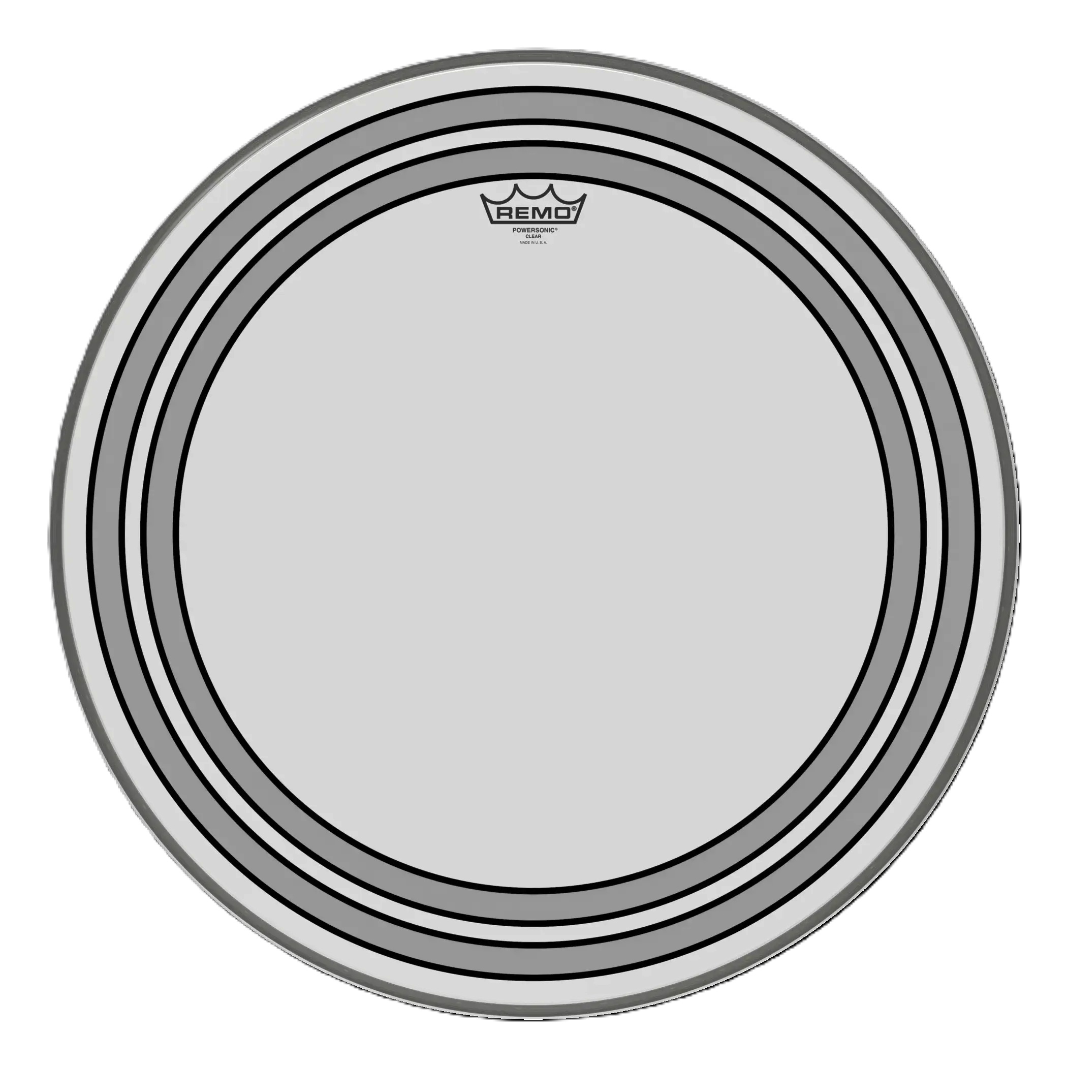 Remo PW-1320-00 - Powersonic Clear 20" Kick Derisi