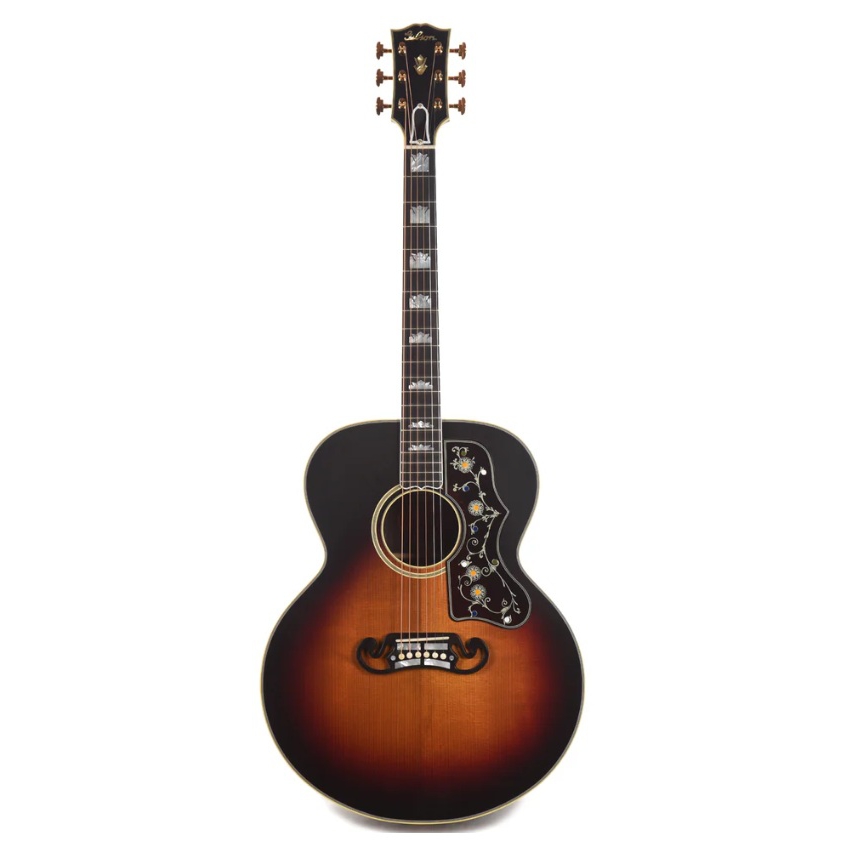 Gibson Custom Pre-War SJ-200 Rosewood Akustik Gitar (Vintage Sunburst)