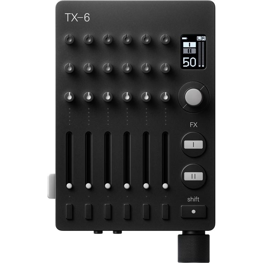 Teenage Engineering TX-6 Black – Ultra Taşınabilir 6 Kanallı Profesyonel Mixer & Audio Interface