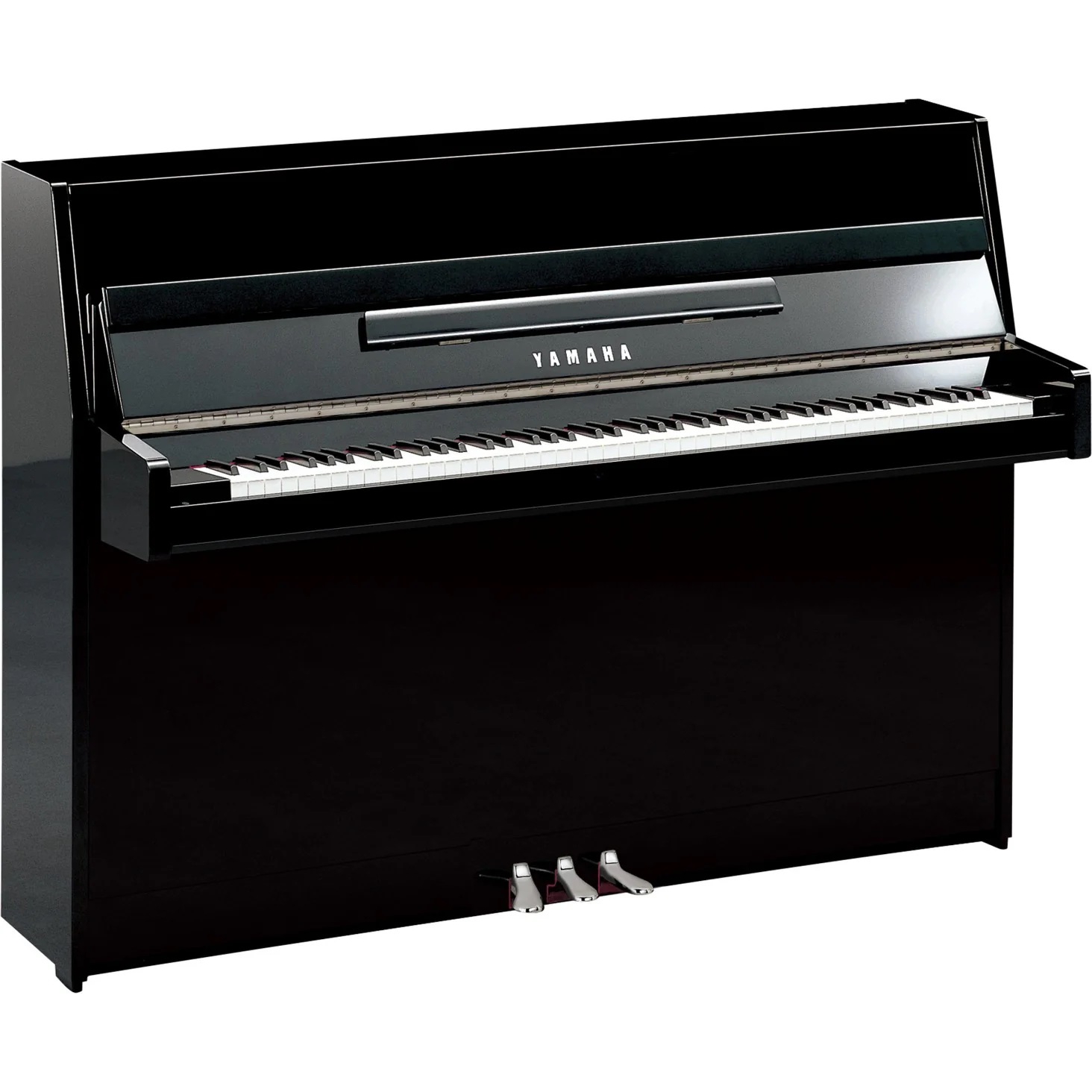 Yamaha B1 SC3PEC Krom Aksamli Silent Akustik Duvar Piyanosu (Parlak Siyah)