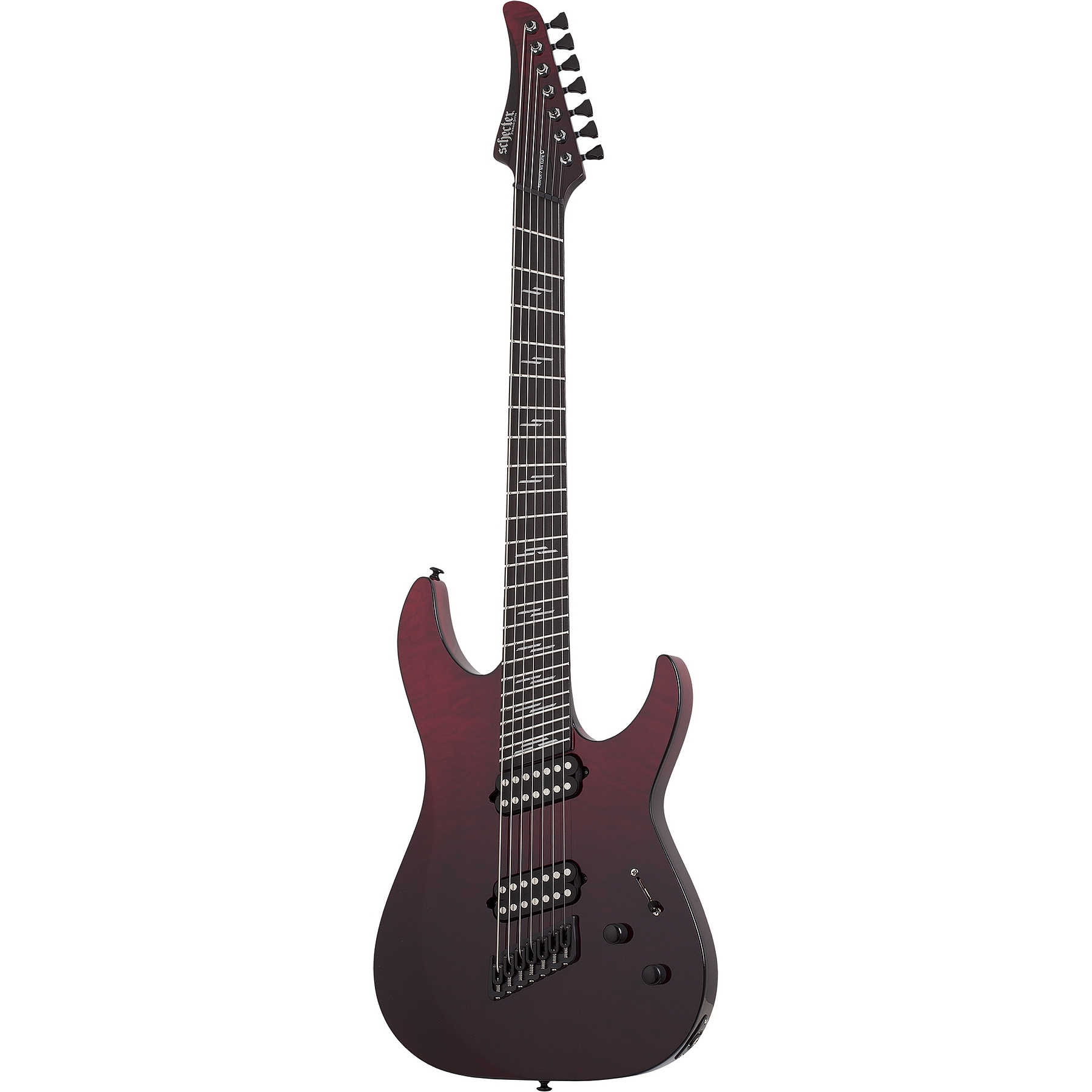 Schecter Reaper-7 Elite Multiscale 7 Telli Elektro Gitar (Blood Burst)