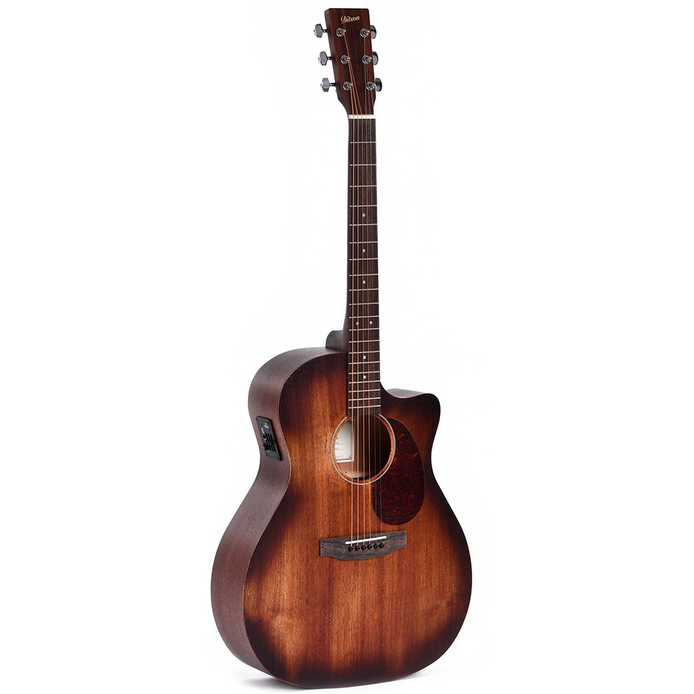 Ditson GC-15E-AGED Elektro Akustik Gitar (Aged)