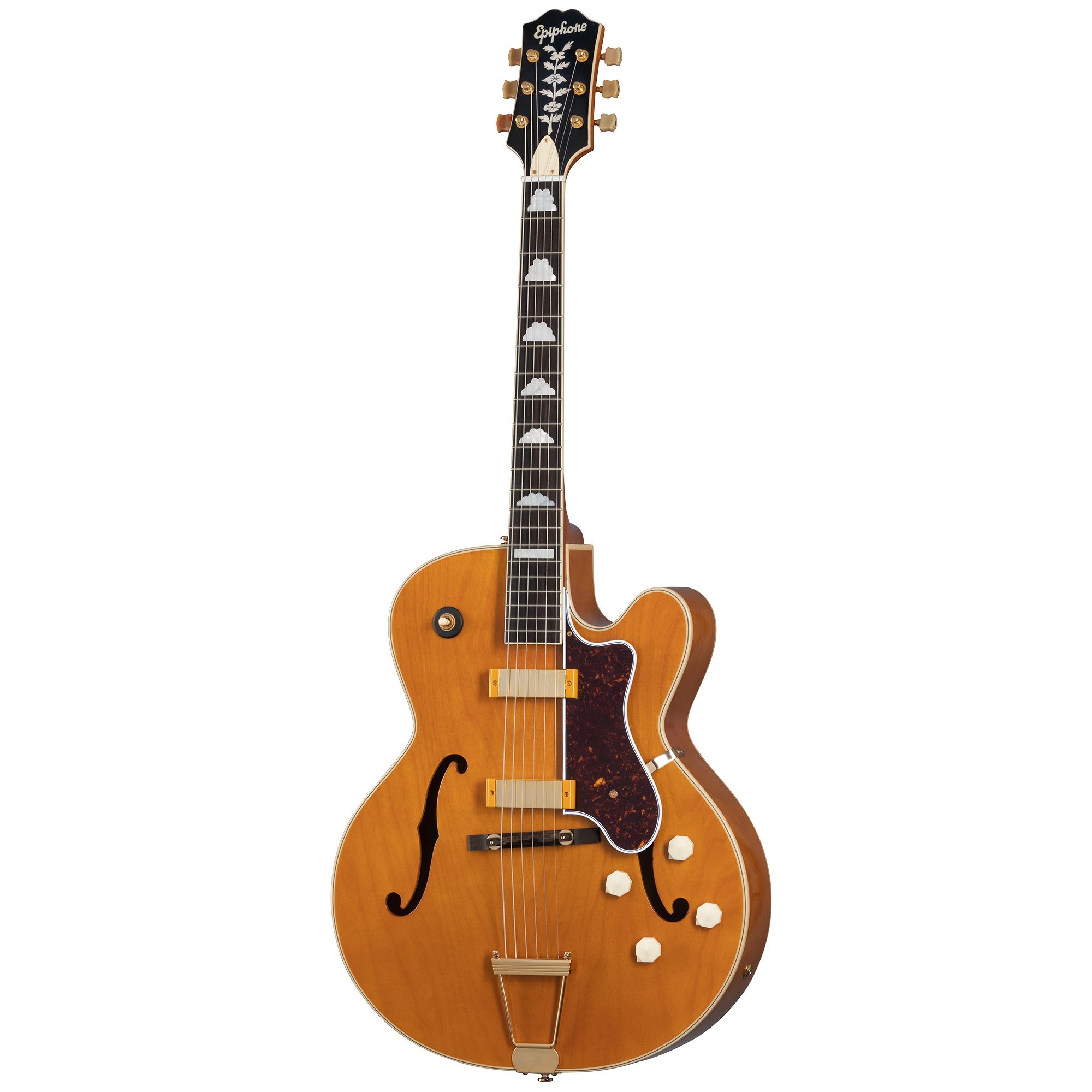 Epiphone 150th Anniversary Zephyr Deluxe Regent Hollow Body Elektro Gitar (Aged Antique Natural)