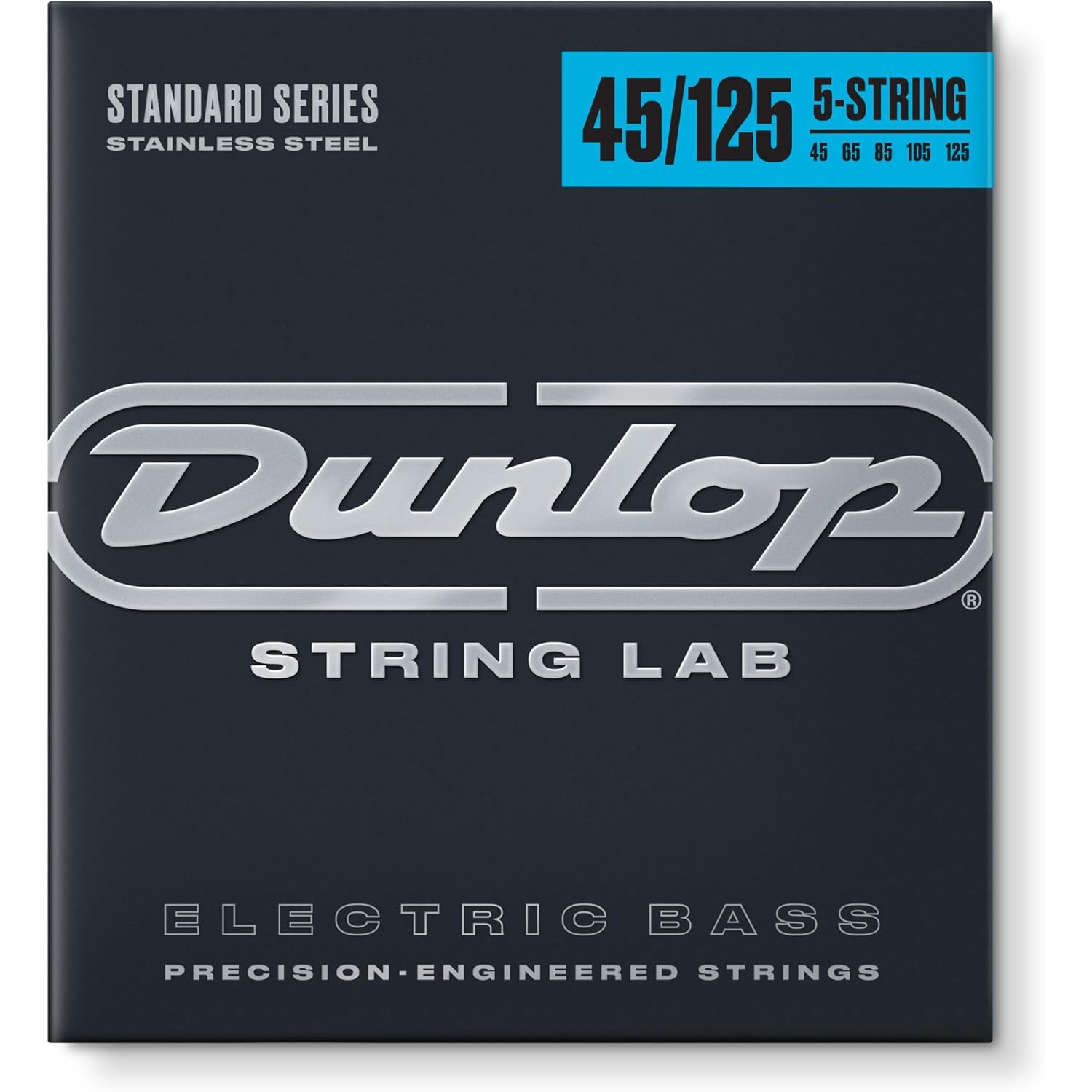 Jim Dunlop DBS45125 Stainless Steel Medium 5 Tlli Bas Gitar Teli (.045-.125)