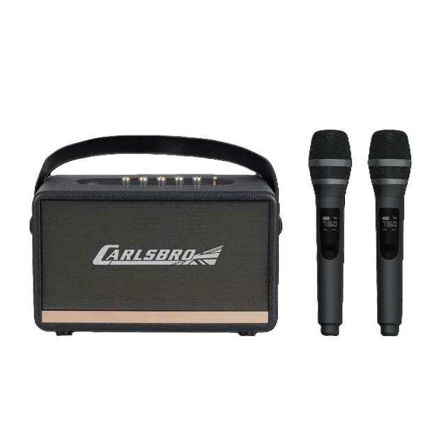 Carlsbro EW CK30-DM Bluetooth Hoparlör (Siyah - 2 Kablosuz Mikrofonlu)
