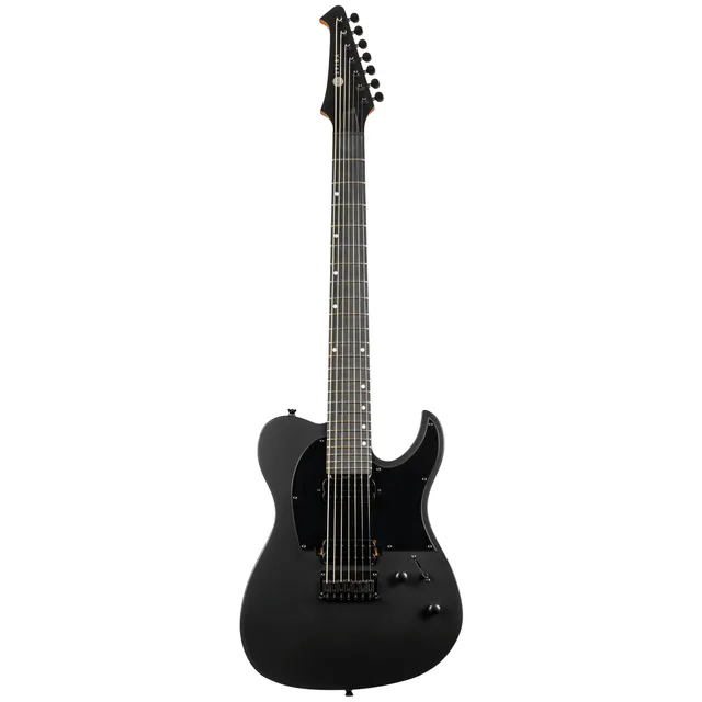 Spira T-407 MBK 7 Telli Elektro Gitar (Mat Siyah)