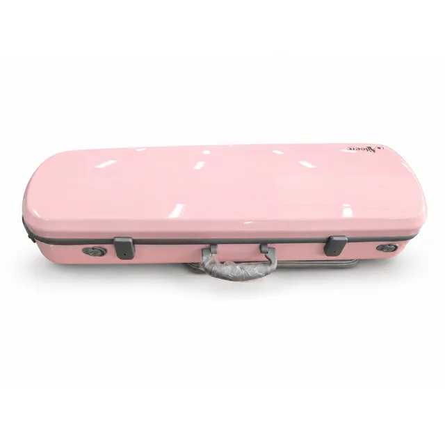 Aileen Macaron Carbon Fiber 4/4 Keman Case (Sakura Pink)