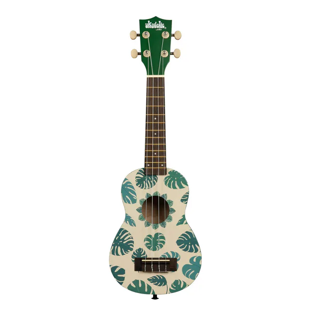 Kala Ukadelic Soprano Ukulele (Monstera)