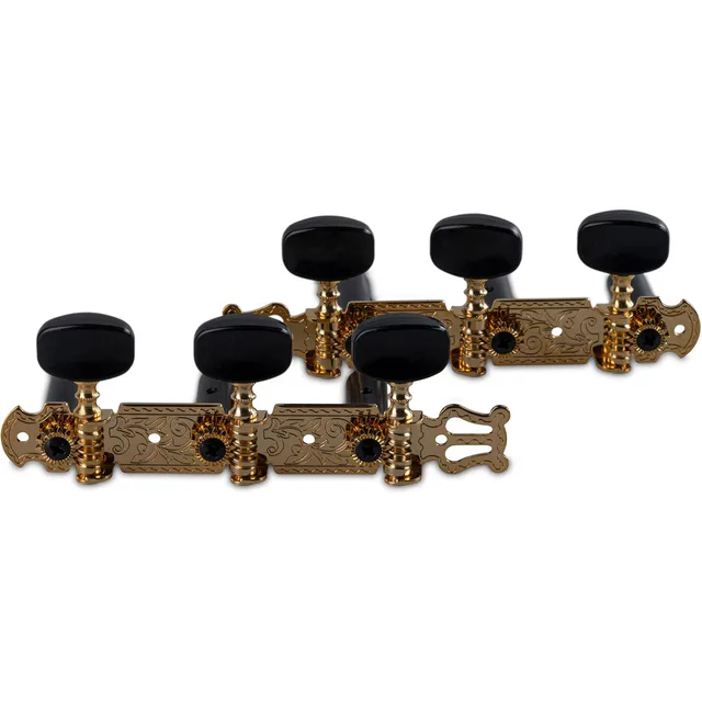 Gewa 545220 Pro Arte Gold Plated Klasik Gitar Burgusu Set