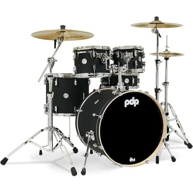 PDP Drums Concept Maple 5 Parça 22" Akustik Davul (Mat Siyah)