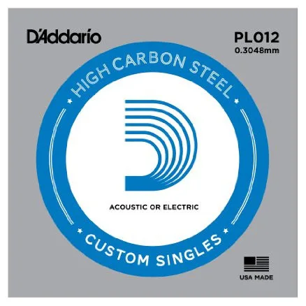 D'Addario PL012 Tek Elektro Gitar Teli (12)