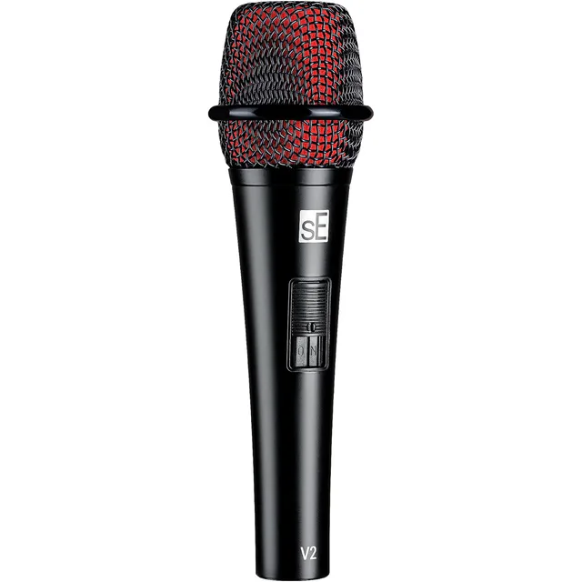 sE Electronics V2 Switch Cardioid Dynamic Handheld Vocal Mikrofonu (Siyah)