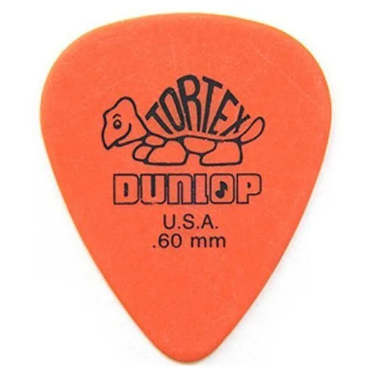 Jim Dunlop 418R.60 Tortex Standard Orange Pena (0.60 mm)