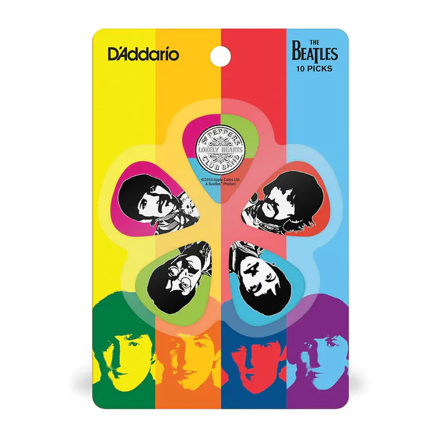D'addario The Beatles Sgt. Pepper's Lonely Hearts Club Band 50th Anniversary 10'lu Paket Pena (Medium)