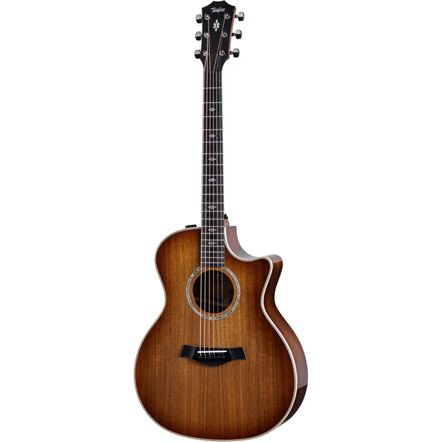 Taylor Custom GA Walnut/Walnut Elektro Akustik Gitar (Shaded Edge Burst)