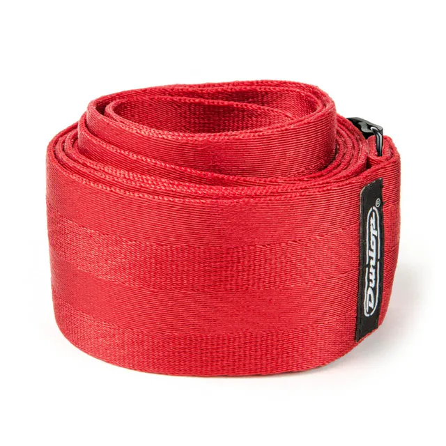Jim Dunlop DST7001RD Deluxe Seatbelt Gitar Askısı (Kırmızı)