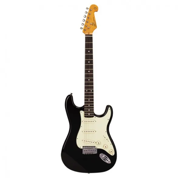 SX SST62 3/4 Elektro Gitar (Siyah)