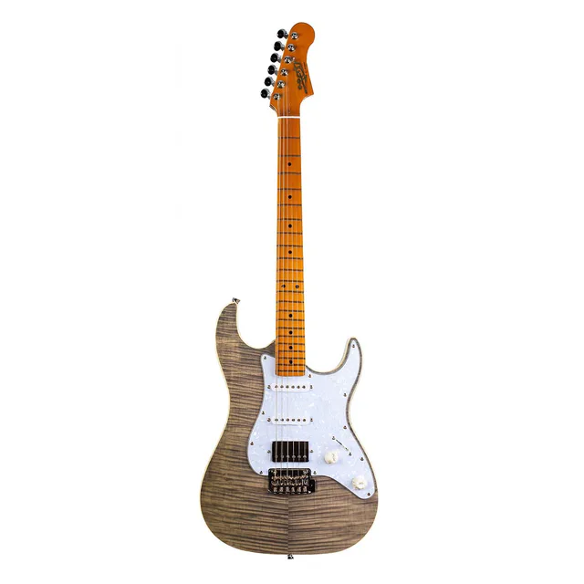 Jet JS-450 TBK HSS Elektro Gitar (Transparent Black)