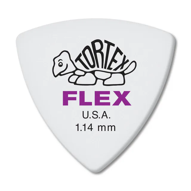 Jim Dunlop 456R1.14 Tortex Flex Triangle Pena (1.14 mm)