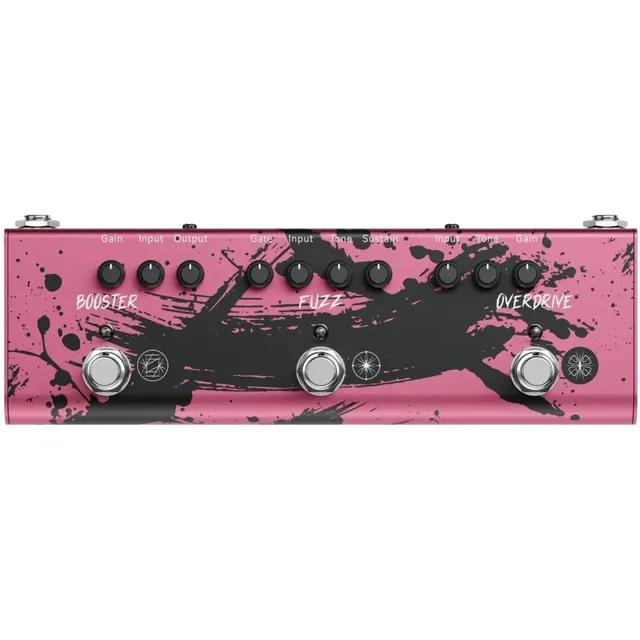 Donner Miyavi Signature Bloodsteel Triple Gitar Pedalı