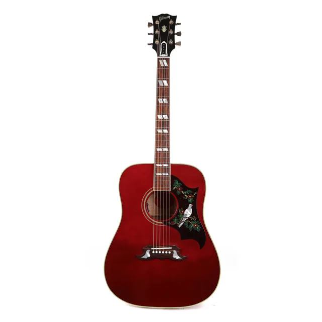 Gibson Dove Original Elektro Akustik Gitar (Wine Red)