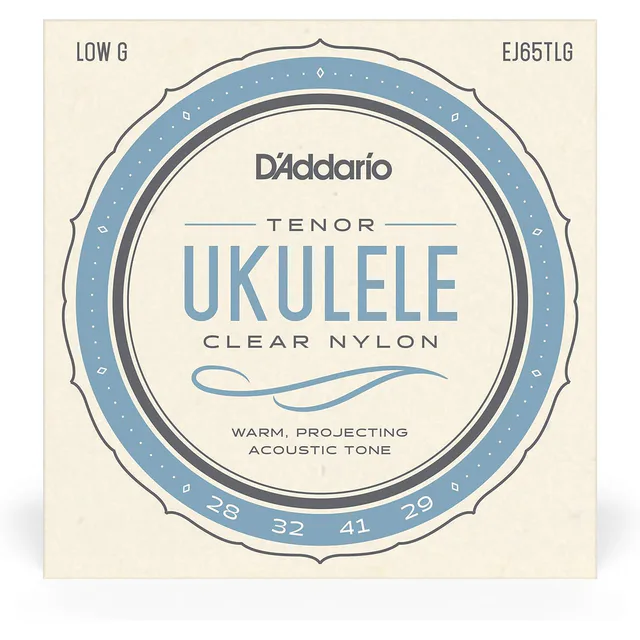 D'addario EJ65TLG Tenor Low G Set Ukulele Teli