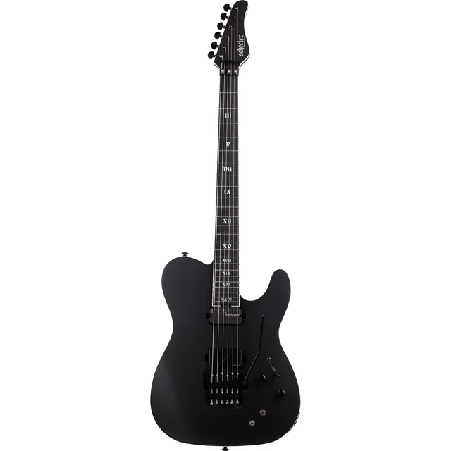 Schecter PT FR-S SLS Elite Evil Twin Elektro Gitar (Mat Siyah)