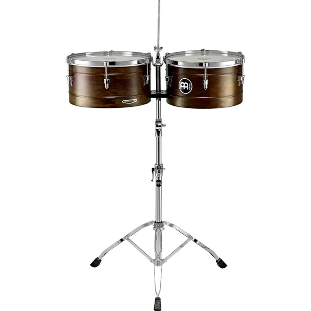 Meinl Marathon Series Standlı 14+15" Timbale (Rusty Retro Antique Finish)