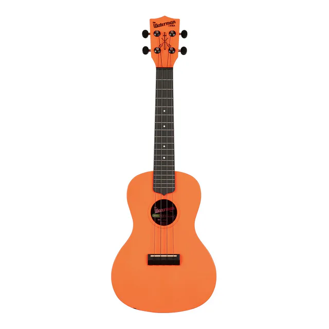 Kala Waterman Recycled Concert Ukulele (Sunset Orange)