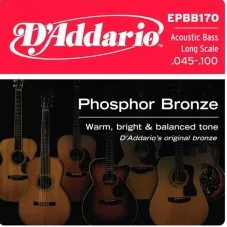 D'Addario EPBB170 Akustik Bas Gitar Teli (45-100)