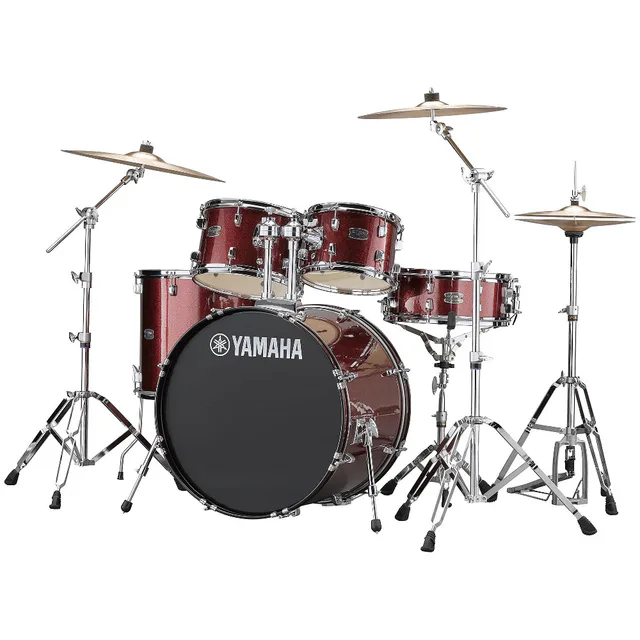 Yamaha Rydeen 20'' Aksamlar Dahil Davul Seti (Burgundy Glitter)
