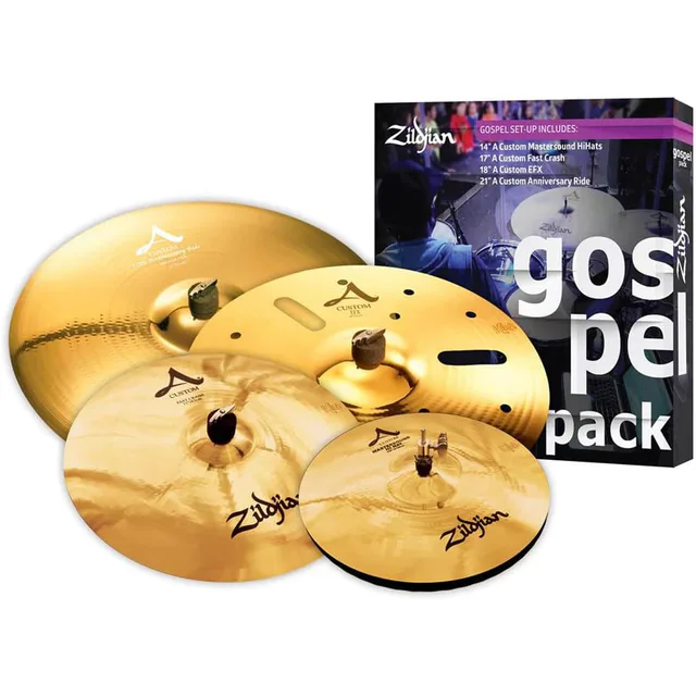 Zildjian A Custom Gospel Zil Seti (21"-17"-18"-21")