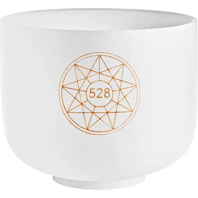 Meinl Sonic Energy SOLCSB8-528 Solfeggio 528 Hz / C5 Mi 528 Hz,8" Crystal Singing Bowl (Quartz)