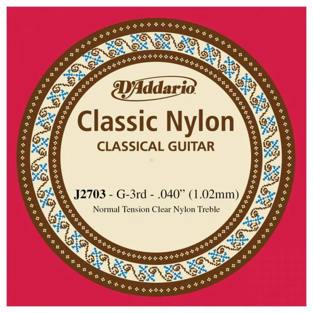 D'Addario J2703 Tek Klasik Gitar Teli (G)