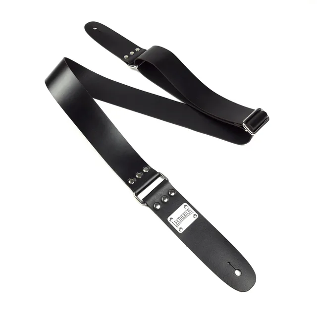 Leatherton LT Lineage Hakiki Deri Gitar Askısı (Siyah)