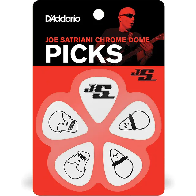 D'addario Joe Satriani 10'lu Palet Pena (Medium White)
