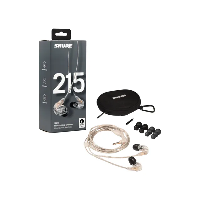 Shure SE215-CL-EFS Kulakiçi In-ear Kulaklık (Clear)