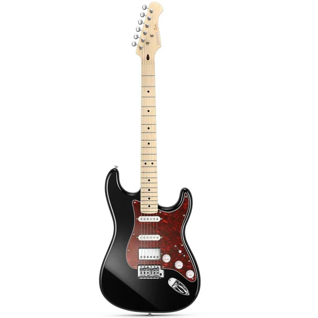 Donner DST-152B Elektro Gitar (Siyah)