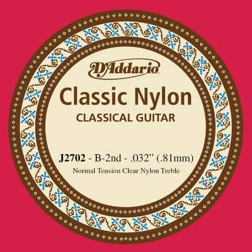 D'Addario J2702 Normal Tension Tek Klasik Gitar Teli (B)