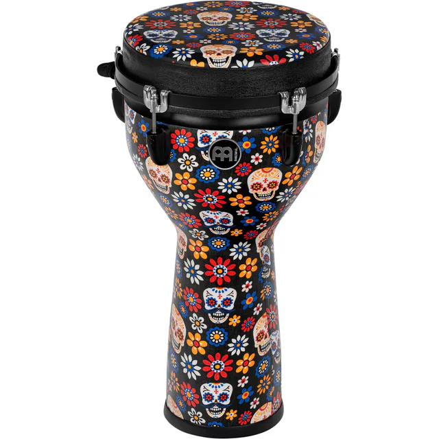 Meinl Jumbo Series 10" Synthetic Djembe (Day Of The Dead)